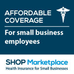 SHOP affordable coverage badge